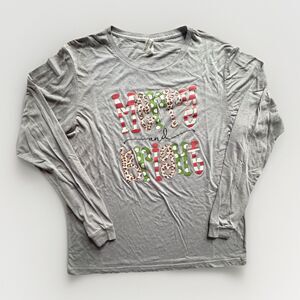 Christmas Shirt for Women, Merry and Bright Shirt, Christmas Tee, Holiday Shirt